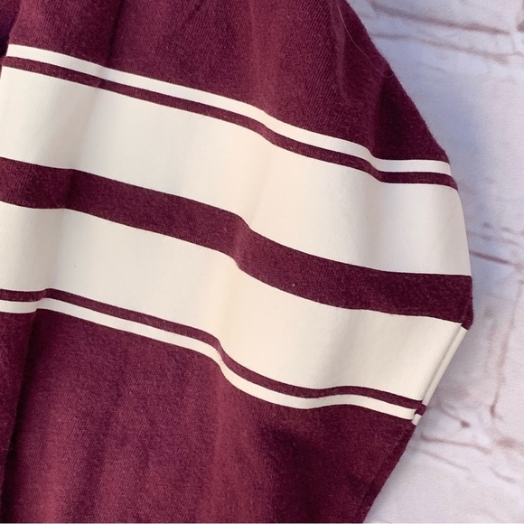 PINK | Victoria’s Secret deep burgundy pullover hoodie size Medium - Picture 3 of 9